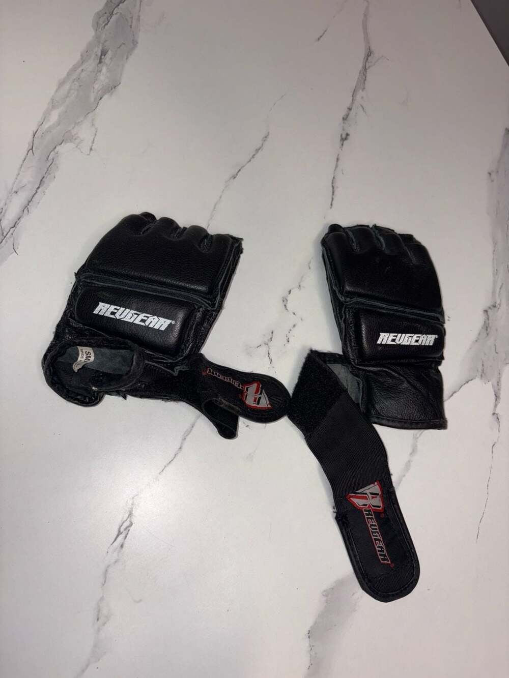 Revgear Leather Grappling MMA Gloves